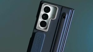 LS | Hinge Protection Case For Samsung Galaxy Z Fold 8 Ultra Z Fold 7 6 5 4 3 With S Pen Screen Protector Metal Lens Stand Wristband
