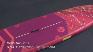 Thuyền bơm hơi Prana Red Skatinger SUP 116 (350cm) - Thuyền SUP bơm hơi ván chèo đứng họa tiết bơm hơi chất lượng cao