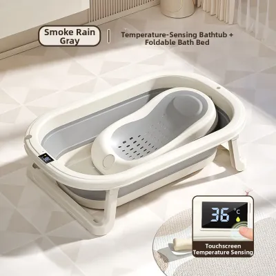 NALABAOBEI | Sit-and-lie Large Foldable Baby Bathtub