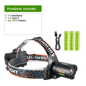 990000000LM High Power LED Headlamp Ultra Bright Headlight 18650 Rechargeable Long Range 3500m Camping Fishing Head Flashlight