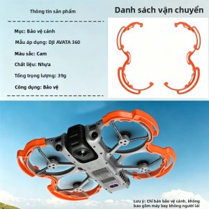 Phụ Kiện Bảo Vệ Chống Va Chạm Vòng Đệm Bảo Vệ Thanh Bảo Vệ Cho DJI AVATA 360 Tăng Cường An Toàn