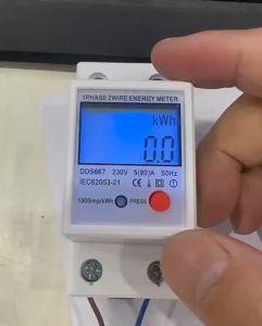 COD KIRIM CEPAT Taffware kWh Pengukur Listrik Power 220V & kWh Meteran Listrik Digital 1 Fasa DDS667