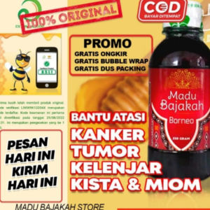 Madu Akar Bajakah Borneo Merah Kalimantan Asli  Obat Kanker Alami 250gram Kemasan Baru Bajkah Borneo