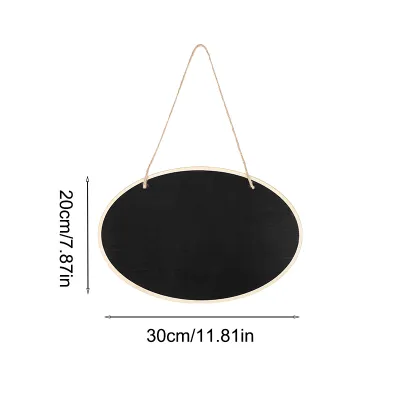 1 Chiếc 30X20Cm Bảng Đen Bằng Gỗ Cưới Mặt Dây Chuyền Bảng Thông Báo DIY Trang Trí Cho Các Bữa Tiệc Tại Nhà Và Sinh Nhật