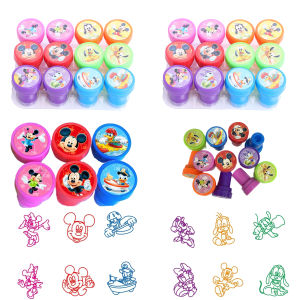 Mickey Minnie Seal Stamps Birthday Party Favors Gift for Kids Baby Shower Supplies Fun Girls Party Favors Classroom Prizes Excha