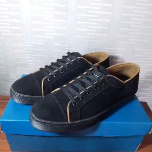GABRIEL FULL BLACK |MNM x DAILY| Sepatu Sneakers Pria Casual SOL DIJAHIT