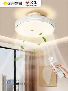 Bull | Bull Leafless Fan Light 2025 New Invisible Ceiling Mounted Lamp for Childrens Room Bedroom Living Room Modern Simple Style