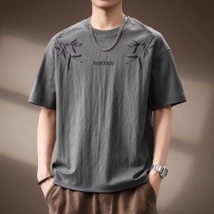 Breathable Lightweight Quick-Dry Printed Linen T-Shirt