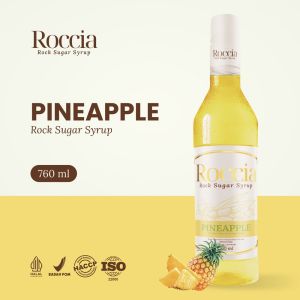 Roccia Rock Sugar Syrup Pineapple - Syrup Gula Batu Rasa Nanas