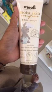 Moell Body Lotion - Moist Skin Everytime 185gr / body lotion bayi / natural organic