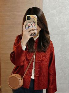 QFN | Festive Elegance Fashion Chinese Style High-class Coat