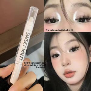 Sweet Mint Highlighting Eyeliner Pen Long-lasting Waterproof Pearl Shiny Matte 3D Makeup Light Thai Makeup Eyeliner Pen