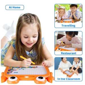 JoyToys แผงแม่เหล็ก DIY แผงลูกปัดแม่เหล็กอเนกประสงค์ ของเล่นเพื่อการศึกษาสําหรับเด็ก