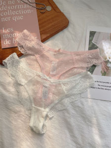 กางเกงในลูกไม้เอวต่ําเซ็กซี่สําหรับสาวชุดชั้นในสบายพร้อมยกสะโพกผ้าไนลอนสีทึบกางเกงสไตล์บริสุทธิ์