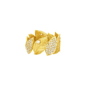 Vintage Sparkling Laurel Wreath Ring