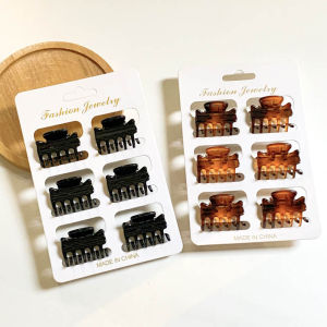 Black Small 2.8cm Hair Clip Elegant Ladys Hair Accessories Hair Grabber Hair Top Clip Fringe Hair Card Fresh out Fashion