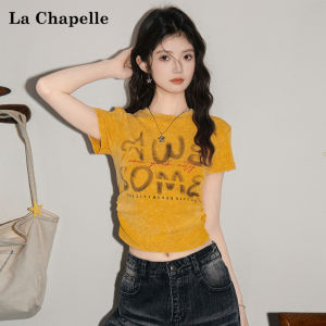 La Chapelle | Letter Print Womens T-shirt