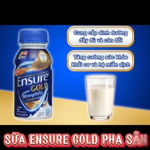 [ CHỈ GIAO CHO ĐƠN HỎA TỐC Ở HCM ] sữa bột pha sẵn Ensure Gold hương vani  Lốc 6 chai 237ml