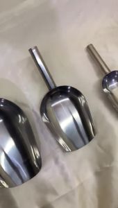 SKOP ES BATU 8 9 10 11 INCH - Sekop Stainless Steel Sendok Shovel Serok Gula Pasir Kopi Tepung Beras