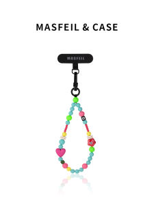 MASFEIL | Spring Flower Cell Phone Lanyard Short Lanyard for iPhone 16 Cell Phone Case Accessory Bag Colorful Pendant Ins Windproof Lost Rope Net Red