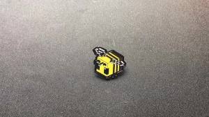 Bandai | Anime Men Pin Pixel Bee Mềm Mại Ve Áo Phù Hiệu Minecraft Thổ Cẩm Dành Cho Nữ Sáng Tạo Trò Chơi Mô Hình Phụ Kiện Thời Trang Quà Tặng