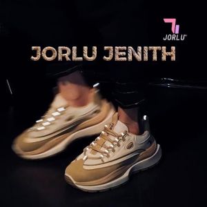 JORLU Sepatu Sneakers Wanita Black Kasual Shoes V019