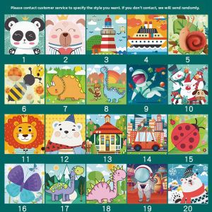 DISCO BEAR | Childrens Educational Mini Puzzle Toy 24 Pieces