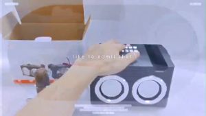Speaker ganda subwoofer stereo 3D audio karaoke pesta KTV rumah dengan kartu memori Speaker Bluetooth Portabel 2 Set Mikrofon Subwoofer Stereo 3D USB Lampu Sekitar LED Isi Ulang Speaker Ponsel Karaoke Pesta Speaker Luar Ruangan