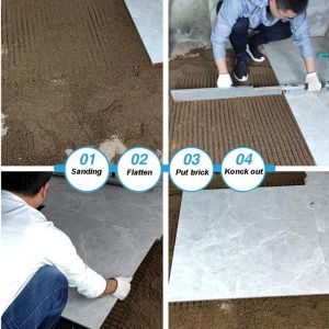 Tile Flat Ash Device Plaster Tile Tool Can Be Adjusted Multifunctional Sand Levelling Tile Tool Artifact Collapsible 80cm-100cm