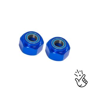 2pcs Metal Front 12mm Wheel Hex Hub Adapter For Tamiya DT03 DT-03 1/10 ON Accessories Metal Upgrade Parts Kit Rc Model Crawler Car Truck Buggy Truggy