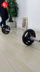 HTD Sport Rubberized Weight Plates Barbell Coated Alat Olahraga Fitness Angkat Besi 15Kg Q302