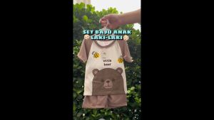 Setelan Anak & Bayi Laki Laki Raglan Animal Earthtone Series/ Baju Anak Laki Laki / Baju Bayi / Setelan Bayi Laki Laki 0 - 4 Tahun