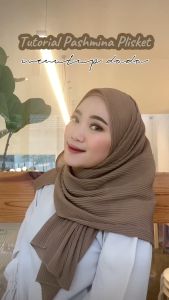 PLEATED SHAWL / PASHMINA PLISKET PREMIUM