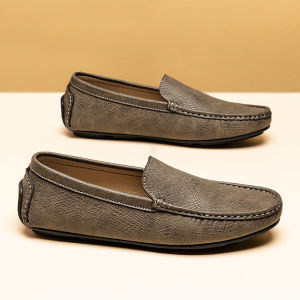 Genuine Leather Slip-On Casual Mens Shoes Soft Bottom Dad Shoes Fall Winter New Style OCEANIA ROO Fashion Loafers