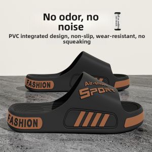 MONLEYTA | Mens Summer Outdoor Wearable Bathroom Non-Slip Home Indoor Slippers Large Size Cool Trendy Slip-On Shoes For Men PVC Material