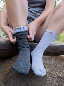 Anti-Blister Merino Wool Liner Five-Finger Socks