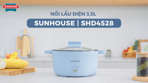 Nồi lẩu điện Sunhouse SHD4528 3.5 lít - chính hãng bảo hành 1 năm
