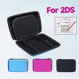 JCD | Túi Đựng Bảo Vệ Vỏ Thẻ Game Nintendo 2DS Chất Liệu EVA Cứng Cao Cấp Có Khóa Kéo Tương Thích Với Màn Hình Kép