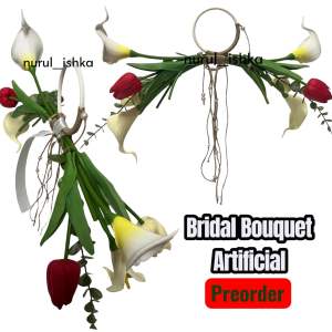 PREORDER Bridal Bouquet Artificial 45cm