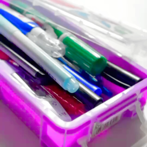 กล่อง พลาสติก ใส กล่องพลาสติก No.R582-P อเนกประสงค์ เครื่องเขียน ปากกา อุปกรณ์ เก็บของ โรงเรียน เรียน เขียน ใส่ YC