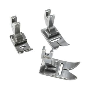 Presser Foot Kit For Brother TZ1-B652 Singer 20U Consew 99R Zig Zag Sewing Machines 5mm / 8mm / 12mm (Pack of 3 PCS)