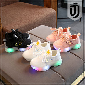 Sepatu Sneakers Tali Lampu LED Anak: Fashion & Keamanan