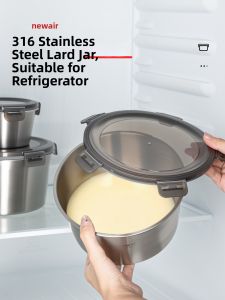 316L Stainless Steel Sealed Food Storage Jar