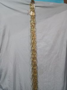 gantungan baju rantai besi emas(satuan)