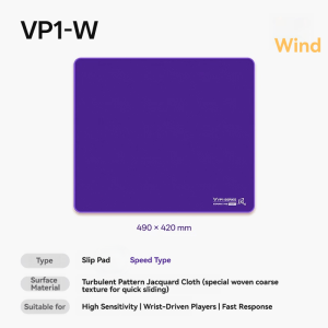 Rapoo VP1 Gaming Mouse Pad 490x420mm XSOFT Sunken Edge Anti-Slip Sweat-proof FPS Desk Mat 3950 3395 VT3s VT0 CSGO Valorant Gamer