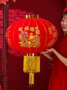 New Year Lanterns 2025 New Style Premium Spring Festival Balcony Red Lantern Hanging Decorations Snake Year Entrance Pair