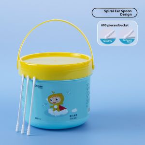 Baby Cotton Swabs Double Head Ear Wipes Nasal Mucus Fine Head Newborn Toddler Ear Cleaning Cotton Sticks Box of 200