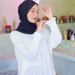 AQILALOVA Kaftan Aghisna Lengan Panjang Kerut Wanita