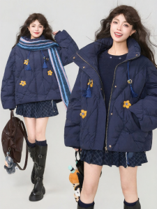 Keiko | Vintage Sweet Style Quilted Warm Thicken Winter Short Padded Coat