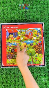 Mainan Puzzle Edukasi Anak | Jigsaw Puzzle 4 in 1 Holiday Party | Magnetic Puzzles untuk Anak